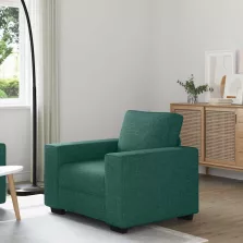 vidaXL sötétzöld szövet kanapészék 60 cm