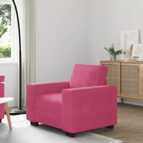 vidaXL bordó bársony kanapéfotel 60 cm