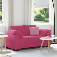 vidaXL bordó bársony loveseat kanapé 120 cm