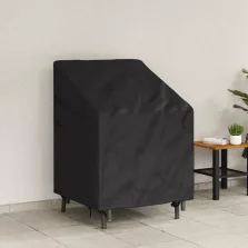   vidaXL Kerti Szék Borító Fekete 75 x 78 x 65 / 100 cm 600D Oxford Szövet