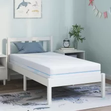 vidaXL Matrac Fehér 80 x 160 cm Jacquard szövet