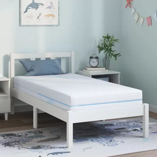 vidaXL Matrac Fehér 80 x 160 cm Jacquard szövet