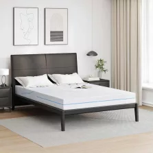 vidaXL Matrac Fehér 140 x 190 cm Jacquard szövet