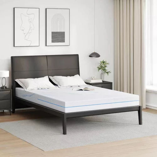 vidaXL Matrac Fehér 140 x 190 cm Jacquard szövet