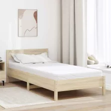 vidaXL Matrac Fehér 120 x 200 cm Gél Memóriahab