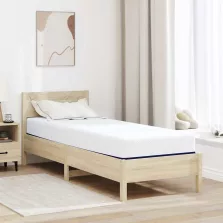 vidaXL Matrac Fehér és kék 70 x 200 cm Jacquard szövet