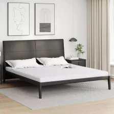 vidaXL Matrac kókuszréteggel Fehér 200 x 200 cm PU hab