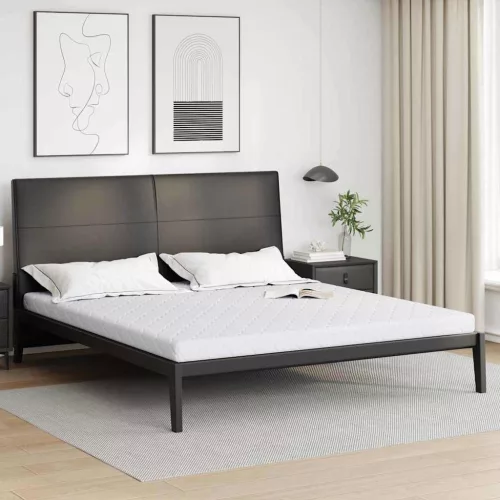 vidaXL Matrac kókuszréteggel Fehér 200 x 200 cm PU hab