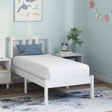 vidaXL Matrac Fehér 70 x 140 cm Zsebmátrac