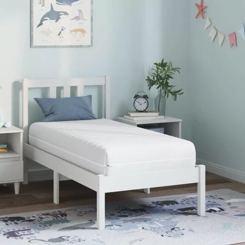 vidaXL Matrac Fehér 70 x 140 cm Zsebmátrac