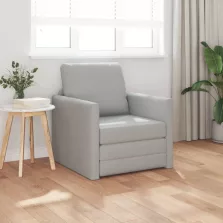vidaXL Kanapéágy 60cm Felhőszürke szövet