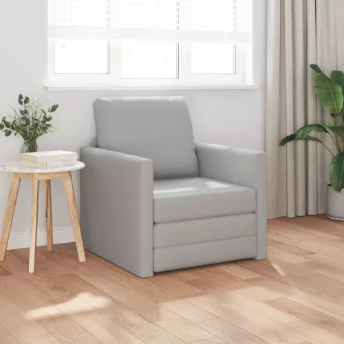 vidaXL Kanapéágy 60cm Felhőszürke szövet