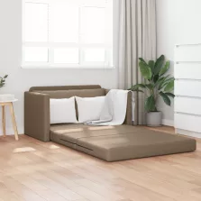 vidaXL Kanapéágy Cappuccino 124 x 71 x 78 cm Mübőr