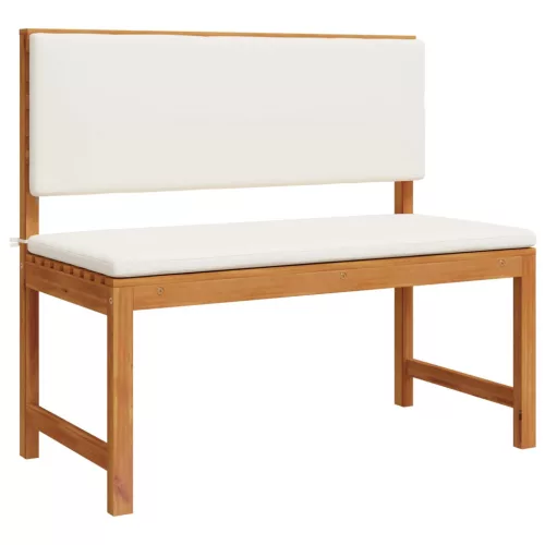 vidaXL Kerti Szék párnával Barna 100 x 50 x 91cm Tömör akácfa