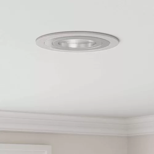 vidaXL Spotlámpák fényszórókkal Ezüst 9 x 9 x cm Alumínium