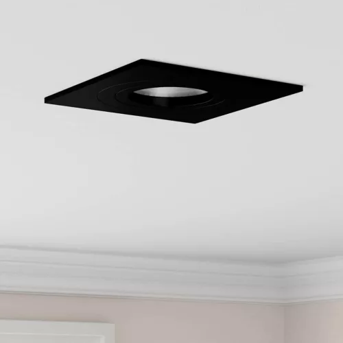 vidaXL Spotlámpák fényszórókkal 6 pcs Fekete 9 x 9 x cm Alumínium