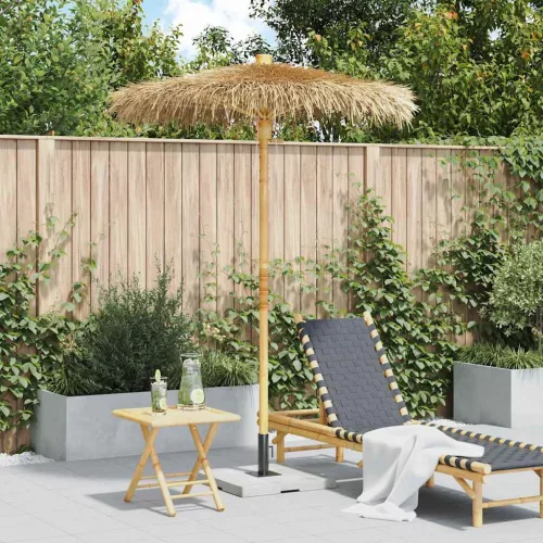vidaXL bambusz tiki esernyő banánlevél ernyővel 150 cm