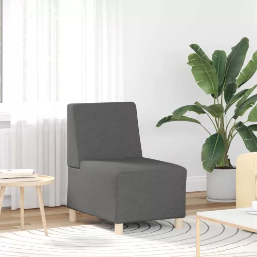 vidaXL sötétszürke szövet kanapéfotel 55 cm