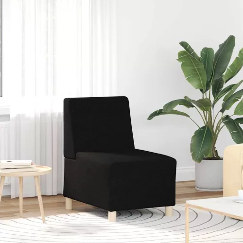 vidaXL fekete szövet kanapéfotel 55 cm