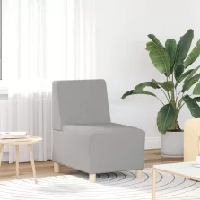 vidaXL felhőszürke szövet kanapé 55 cm