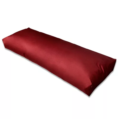 vidaXL vörösbor színű kárpitozott hátpárna 120 x 40 x 10 cm