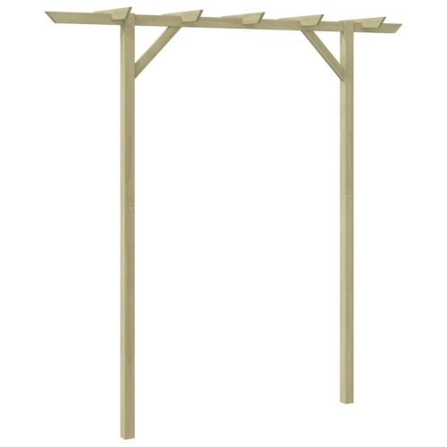 vidaXL fa kerti pergola 200 x 40 x 205 cm