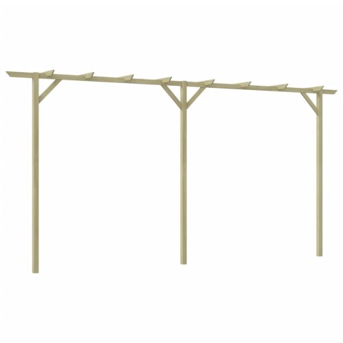 vidaXL fa kerti pergola 400 x 40 x 205 cm