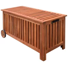 vidaXL fa kerti tárolóláda 118 x 52 x 58 cm