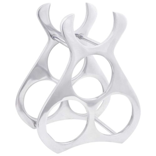 vidaXL Borágas Ezüst 23 x 14 x 28 cm Alumínium