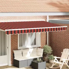   vidaXL Pavilon Díszítő Szegély Sokszínű 380 x 20 cm Vászon