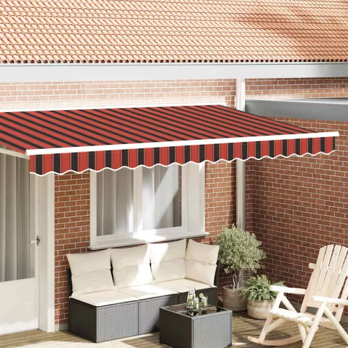vidaXL Pavilon Díszítő Szegély Sokszínű 380 x 20 cm Vászon