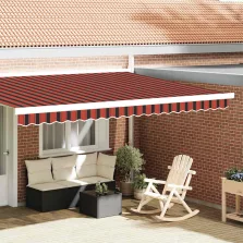   vidaXL Pavilon Díszítő Szegély Sokszínű 430 x 20 cm Vászon