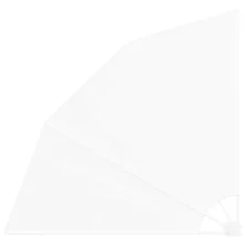   vidaXL Erkély adatvédelmi képernyő Fehér 160 x 160 cm Poliészter