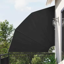   vidaXL Erkély adatvédelmi képernyő Antracit 210 x 210 cm Poliészter