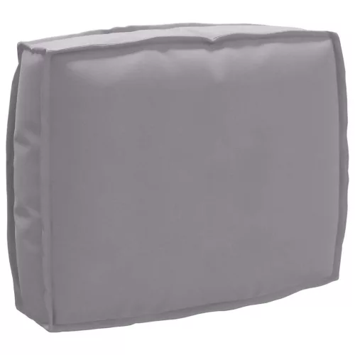 vidaXL Raklap párna háttámlához Szürke 50 x 40 x 12 cm Oxford szövet