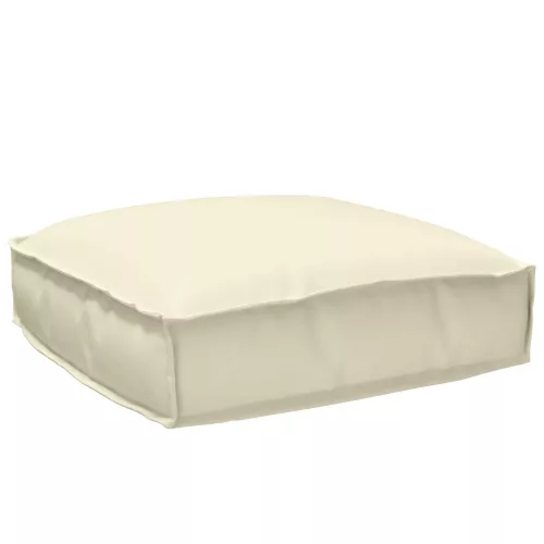 vidaXL Párna Krém 50 x 50 x 12 cm Oxford Szövet