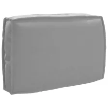 vidaXL Párna Szürke 60 x 40 x 12 cm Oxford Szövet