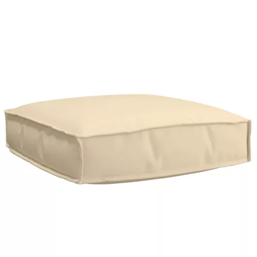 vidaXL Párna Bézs 60 x 60 x 12 cm Oxford Szövet