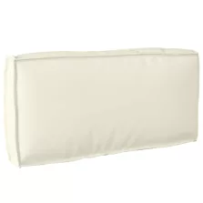 vidaXL Párna Krém 80 x 40 x 12 cm Oxford Szövet