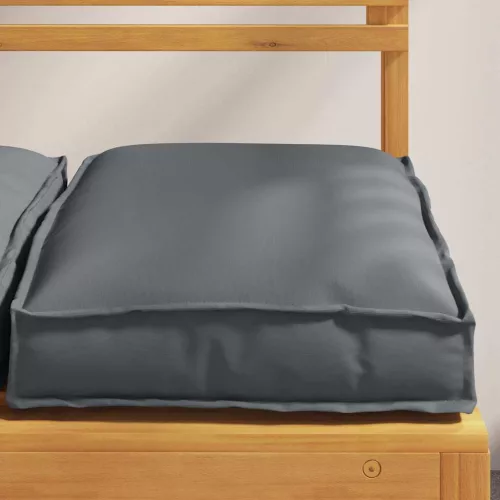 vidaXL Párna 2 pcs Antracit 40 x 40 x 8 cm Oxford Szövet