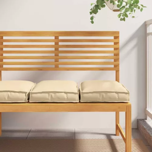vidaXL Párna 2 pcs Bézs 40 x 40 x 8 cm Oxford Szövet