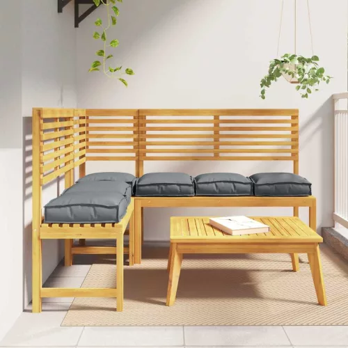 vidaXL Párna 6 pcs Antracit 40 x 40 x 8 cm Oxford Szövet