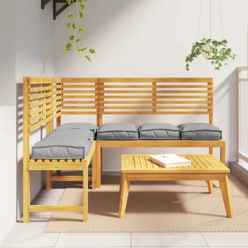 vidaXL Párna 6 pcs Szürke 40 x 40 x 8 cm Oxford Szövet