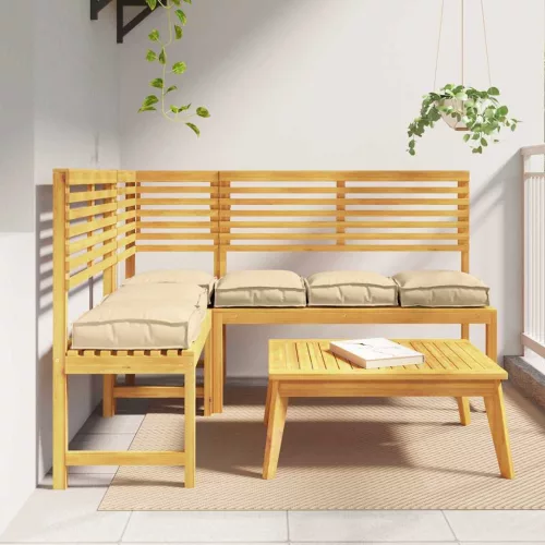 vidaXL Párna 6 pcs Bézs 40 x 40 x 8 cm Oxford Szövet