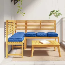   vidaXL Raklap párna ülőfelülethez 6 pcs Királykék 40 x 40 x 8 cm
