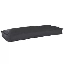 vidaXL Párna Fekete 100 x 40 x 8 cm Oxford Szövet
