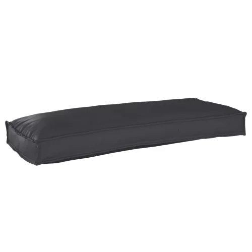 vidaXL Párna Fekete 100 x 40 x 8 cm Oxford Szövet