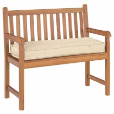 vidaXL Párna Bézs 110 x 40 x 8 cm Oxford Szövet