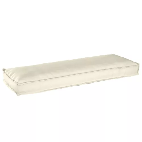 vidaXL Párna Krém 120 x 40 x 8 cm Oxford Szövet