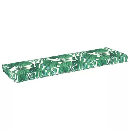 vidaXL Párna Levél Levél mintázat 140 x 40 x 8 cm Oxford Szövet